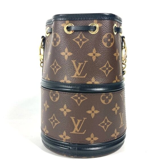 LOUIS VUITTON M83480 Monogram Kanoe Hand Bag Drawstring Pouch Chain Shoulder Bag - Picture 2 of 15